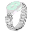 Superb Amazfit Pop Pro Metal And Rhinestone Strap