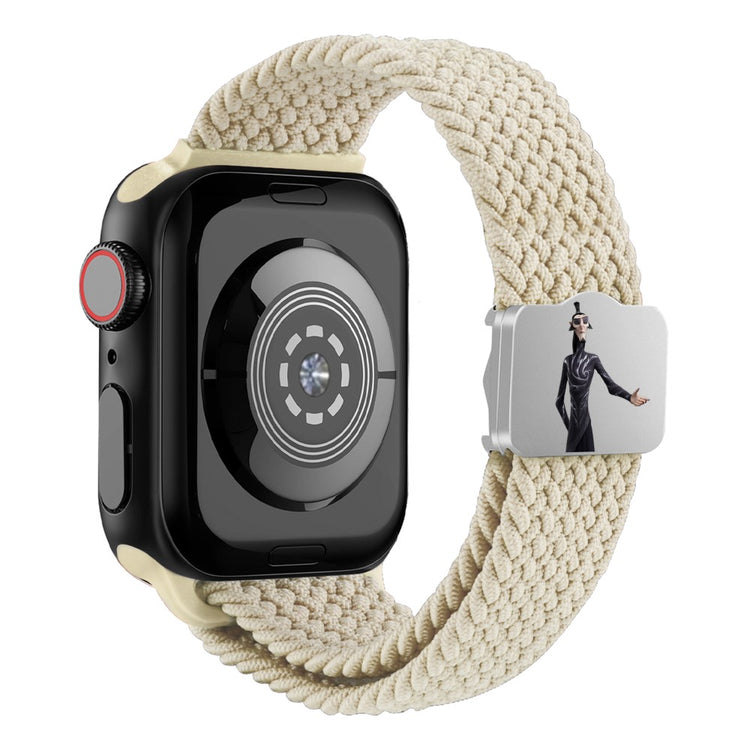 Watch Strap Apple Watch Series 41mm - 40mm - 38mm Ne Zha UV Printed Nylon Band - Starlight / Shen Gongbao#serie_15