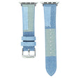 Canvas Style Watch Strap for Apple Watch Series - Baby Blue