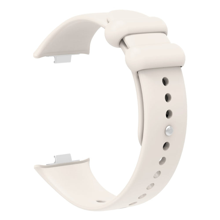 Super Cool Metal Og Silikone Rem passer til Xiaomi Smart Band 8 Pro - Hvid#serie_9