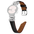 Silver Buckle Butterfly Decor Strap Samsung Galaxy Watch Universal 20mm Wristband