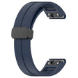 Samsung Galaxy Watch 6 / 6 Classic / 5 / 4 / Huawei Watch GT 3 42mm Watch Strap Black Buckle 20mm Magnetic Silicone Band