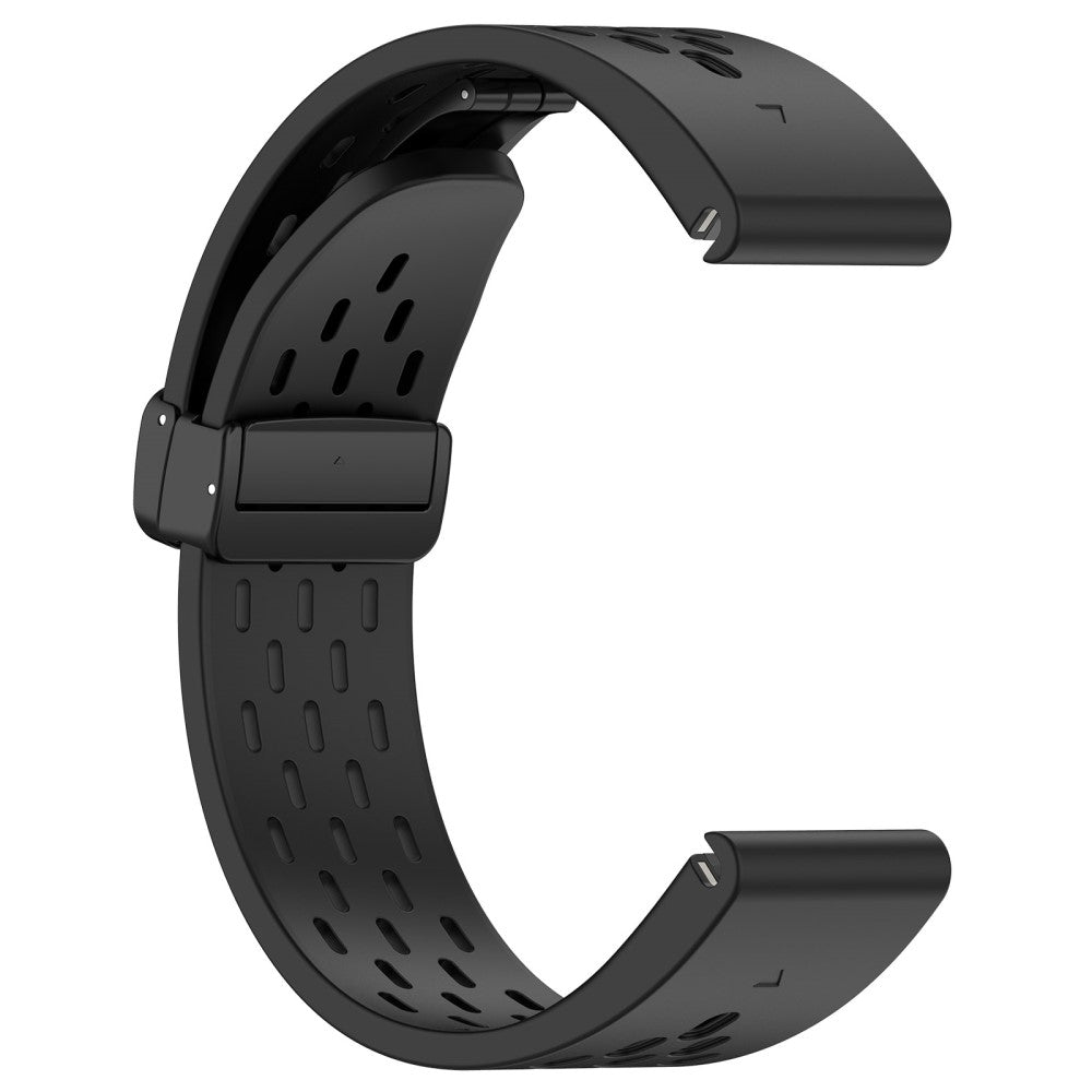 Helt Vildt Kønt Silikone Universal Rem passer til Garmin Smartwatch - Sort#serie_1