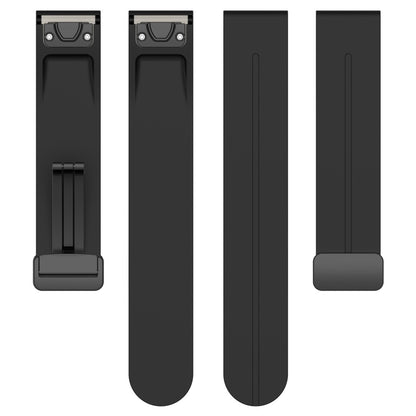 Vildt Elegant Silikone Universal Rem passer til Garmin Smartwatch - Sort#serie_1