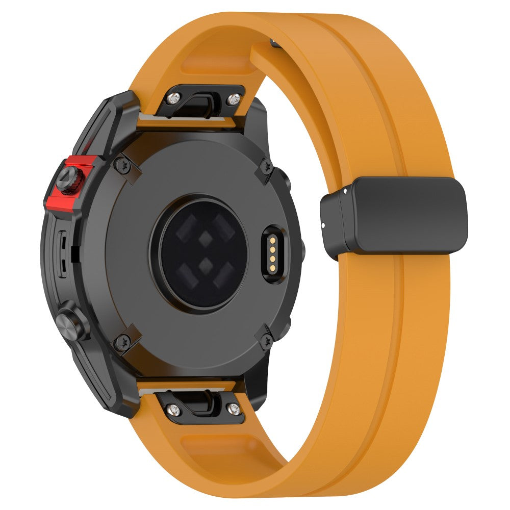 Vildt Elegant Silikone Universal Rem passer til Garmin Smartwatch - Gul#serie_2