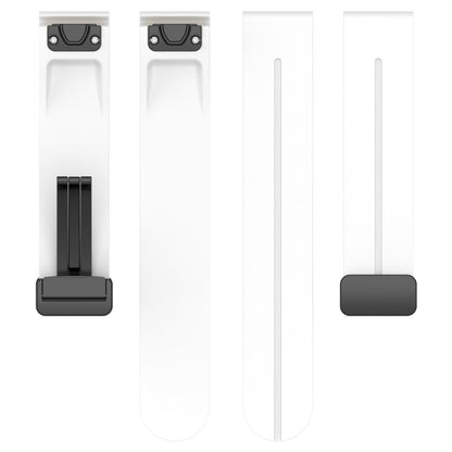 Vildt Elegant Silikone Universal Rem passer til Garmin Smartwatch - Hvid#serie_3