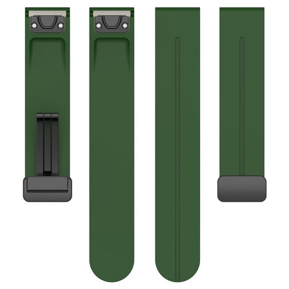 Vildt Elegant Silikone Universal Rem passer til Garmin Smartwatch - Grøn#serie_9