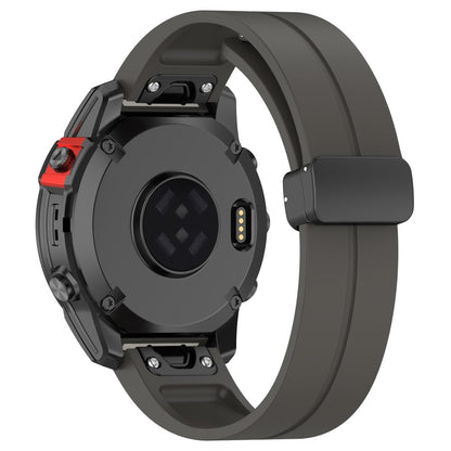 Vildt Elegant Silikone Universal Rem passer til Garmin Smartwatch - Sølv#serie_10