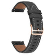 Garmin vivoactive 5 / Venu 2 Plus / Venu Sq Vegan Leather Watch Strap Gold Buckle 20mm Watch Band