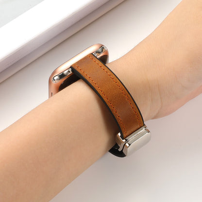 Super Godt Kunstlæder Universal Rem passer til Apple Smartwatch - Lilla#serie_9
