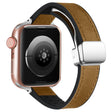 Apple Watch Series 41mm / 40mm / 38mm Silicone+PU Watch Band