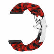 Suunto Spartan Sport Wrist HR Baro / Suunto 7 / Suunto 9 24mm Watch Band Braided Rope - Red Black Camouflage