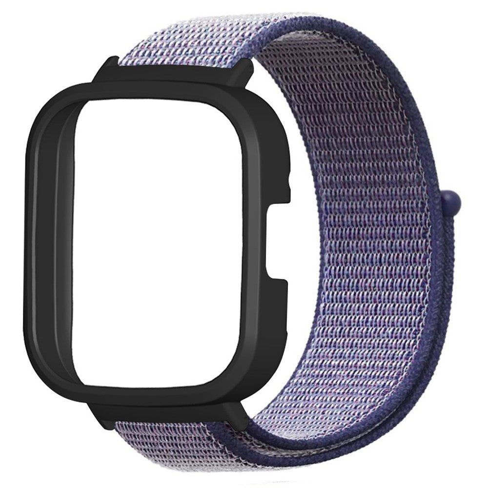 Meget Holdbart Nylon Rem passer til Xiaomi Redmi Watch 3 - Blå#serie_6