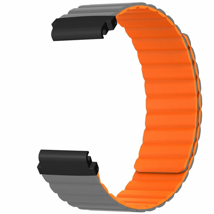 Fed Silikone Universal Rem passer til Smartwatch - Orange#serie_7