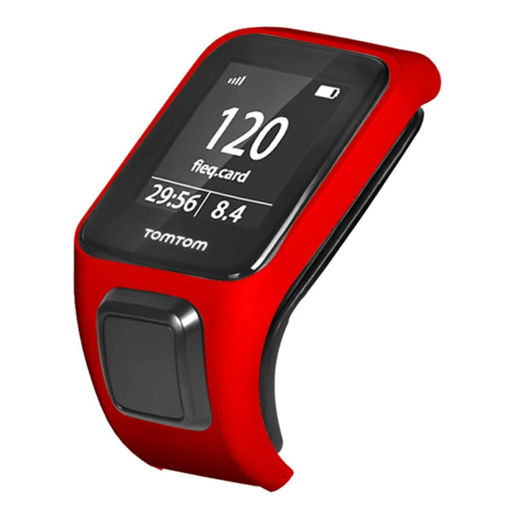 TomTom Runner 3 / Adventurer Watch Bumper Case Hard Bump Resistant Cover Frame - Red#serie_4