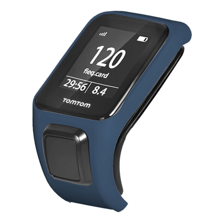 TomTom Runner 3 / Adventurer Watch Bumper Case Hard Bump Resistant Cover Frame - Midnight Blue#serie_8