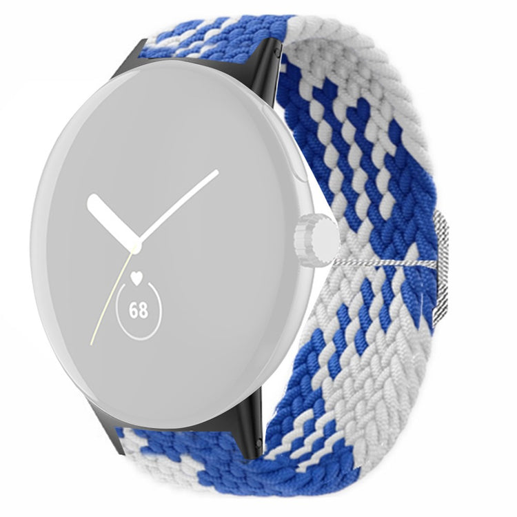 Nylon Universal Rem passer til Google Pixel Watch / Google Pixel Watch 2 - Blå#serie_5