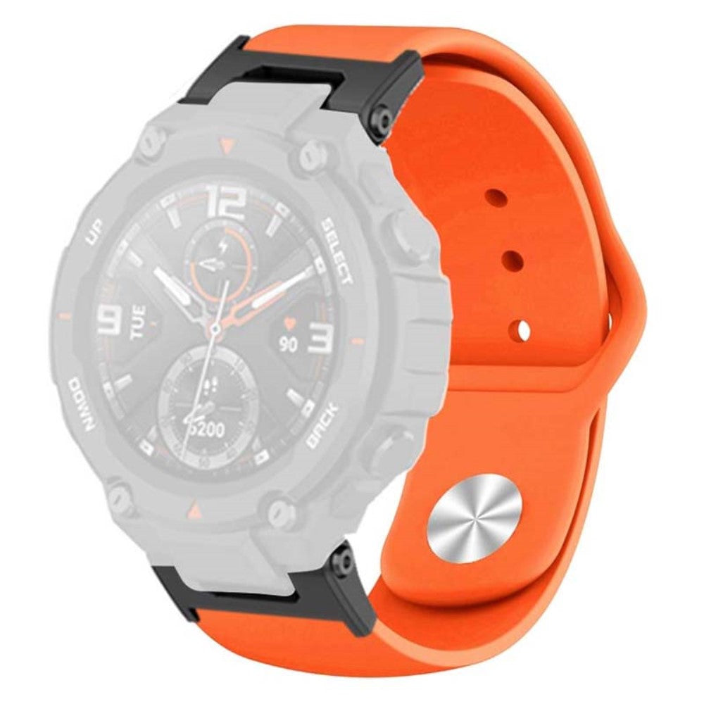 Silikone Universal Rem passer til Amazfit T-Rex 1 / Amazfit T-Rex Pro - Orange#serie_4