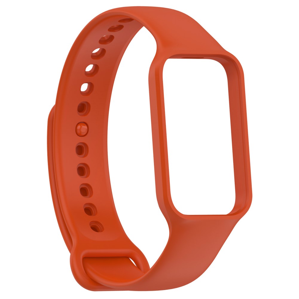 Silikone Universal Rem passer til Xiaomi Redmi Band 2 / Xiaomi Smart Band 8 Active - Orange#serie_3