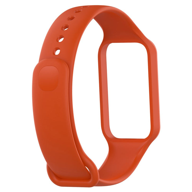 Silikone Universal Rem passer til Xiaomi Redmi Band 2 / Xiaomi Smart Band 8 Active - Orange#serie_3