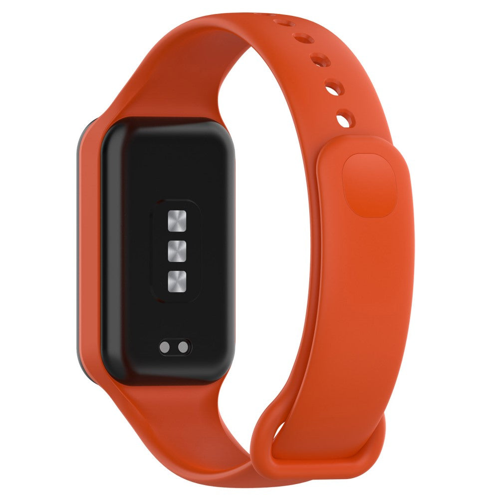 Silikone Universal Rem passer til Xiaomi Redmi Band 2 / Xiaomi Smart Band 8 Active - Orange#serie_3