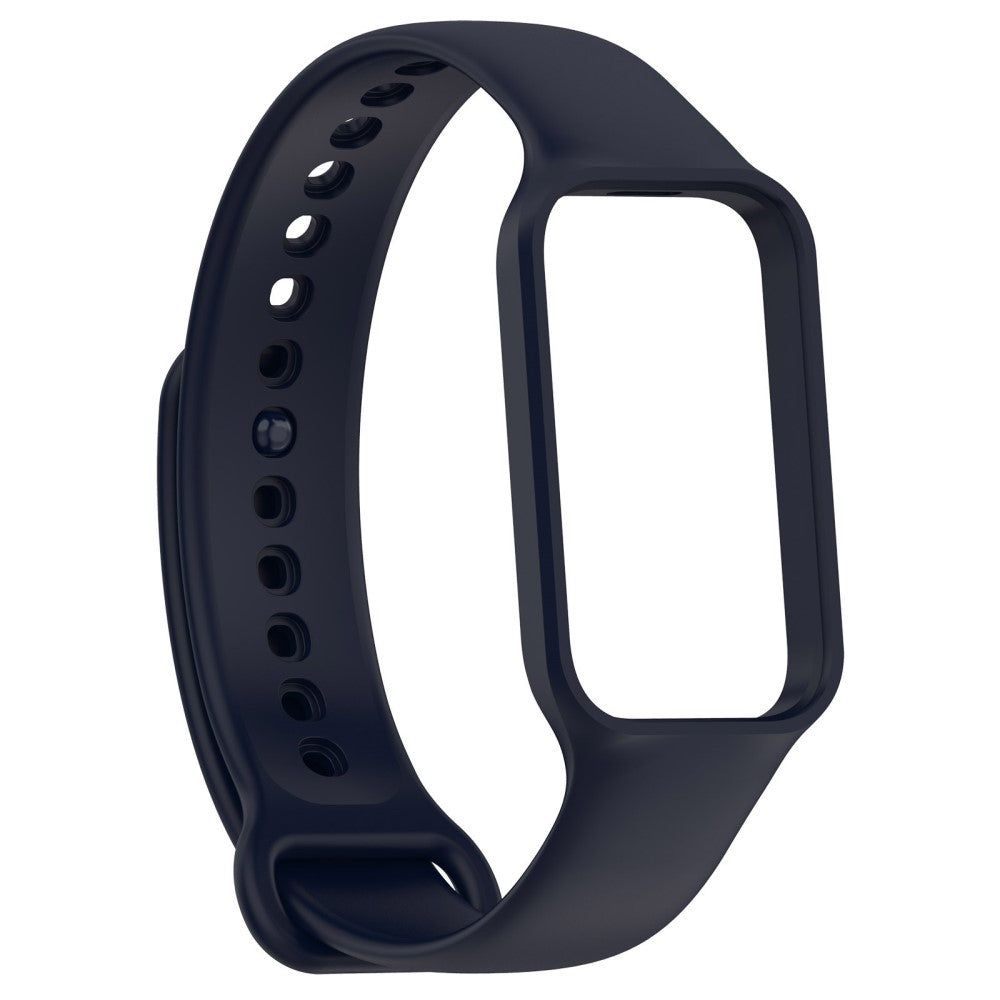 Silikone Universal Rem passer til Xiaomi Redmi Band 2 / Xiaomi Smart Band 8 Active - Blå#serie_9