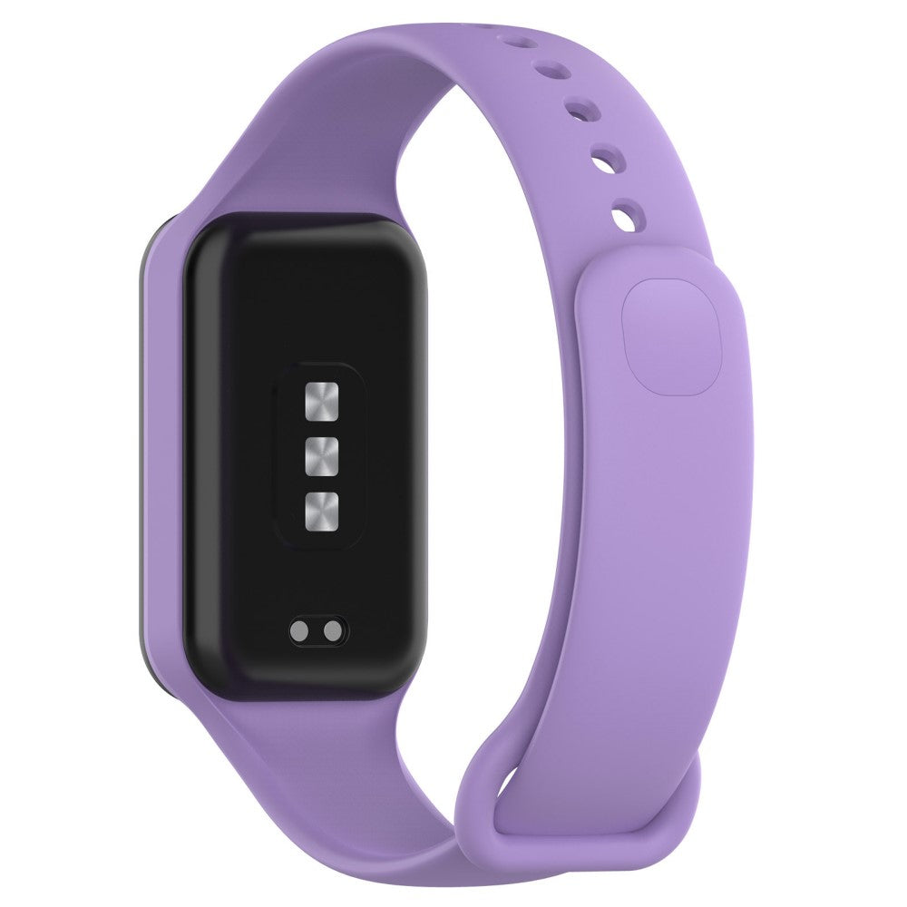 Silikone Universal Rem passer til Xiaomi Redmi Band 2 / Xiaomi Smart Band 8 Active - Lilla#serie_12