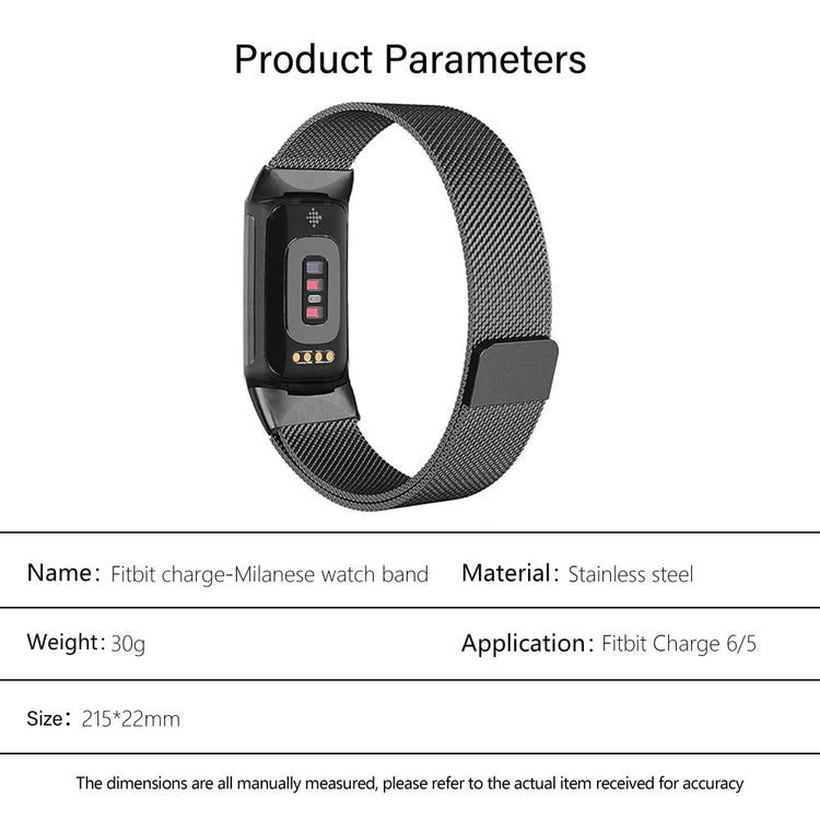 Godt Metal Universal Rem passer til Fitbit Charge 5 / Fitbit Charge 6 - Flerfarvet#serie_2