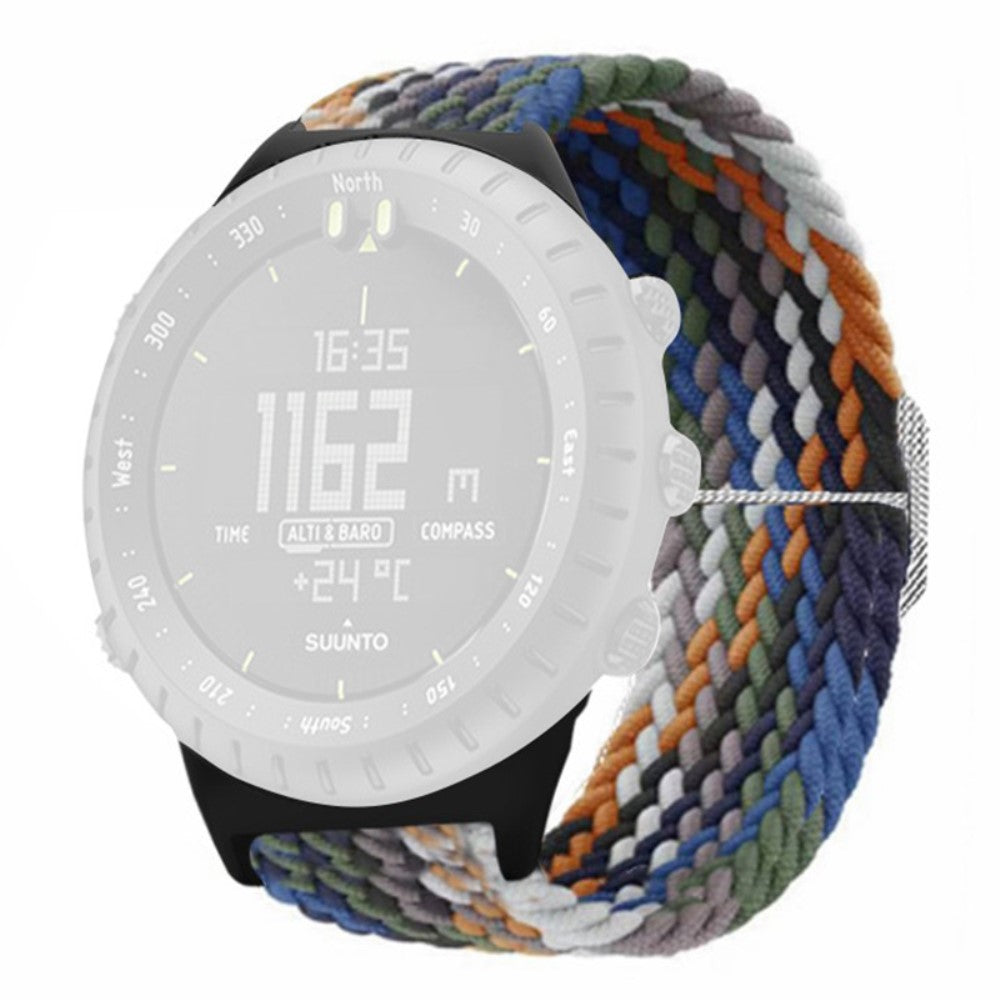 Rigtigt Kønt Nylon Rem passer til Suunto Core - Flerfarvet#serie_13