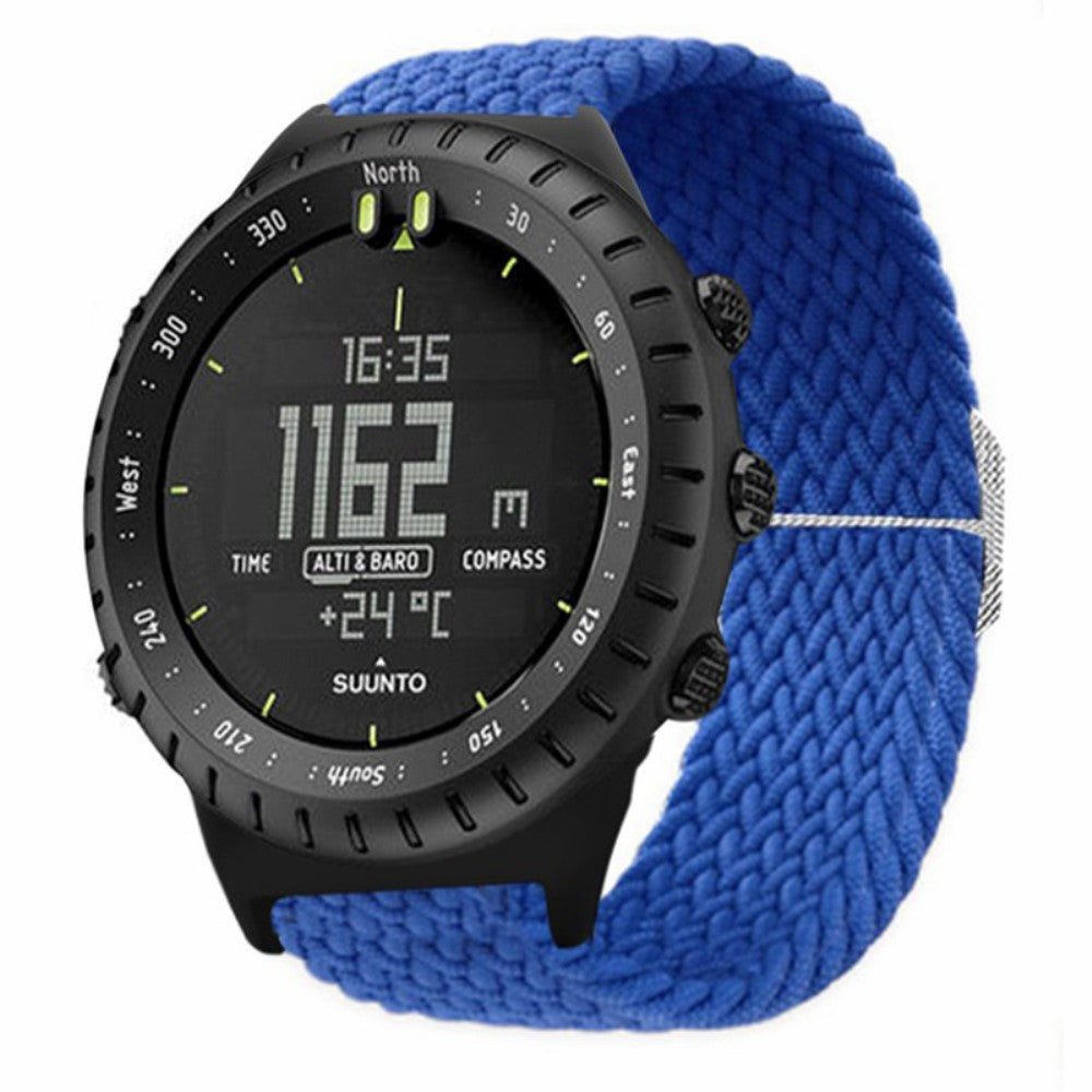 Rigtigt Kønt Nylon Rem passer til Suunto Core - Blå#serie_14