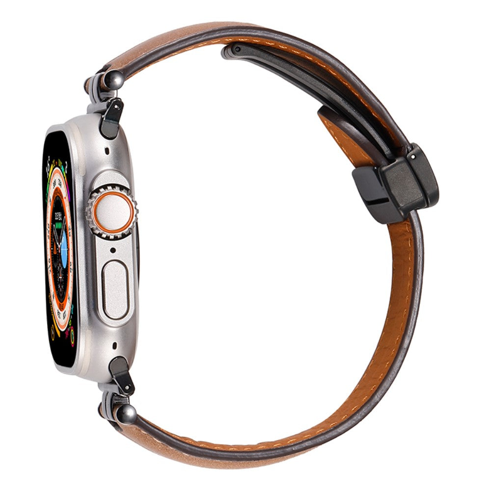 Super Fint Kunstlæder Universal Rem passer til Apple Smartwatch - Blå#serie_9