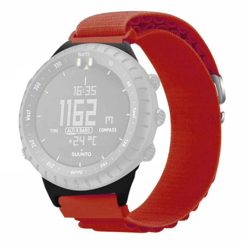 Vildt Fantastisk Nylon Rem passer til Suunto Core - Rød#serie_10