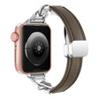 Apple Watch Series 49mm - 45mm - 44mm - 42mm Universal Magnetic Watch Band Strap - Tan