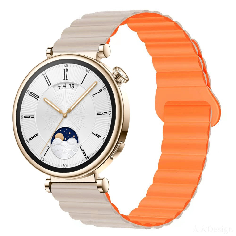 Mega Fint Silikone Universal Rem passer til Smartwatch - Orange#serie_11