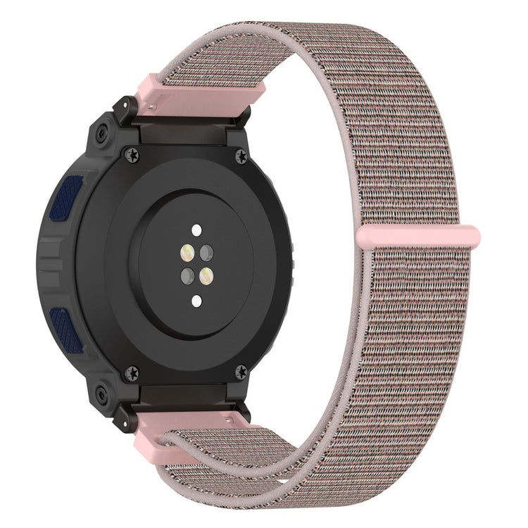 Meget Cool Nylon Rem passer til Amazfit Active Edge - Pink#serie_6