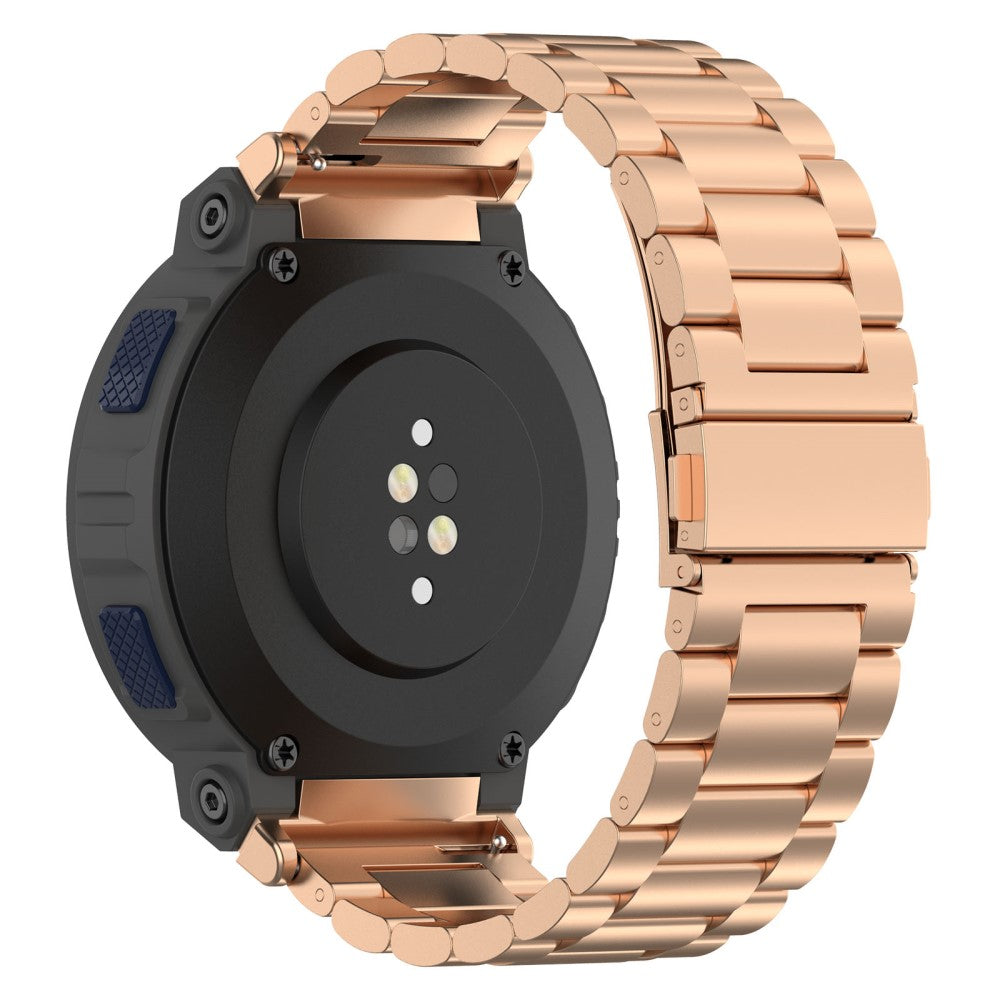 Vildt Godt Metal Rem passer til Amazfit Active Edge - Pink#serie_1