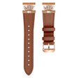 Garmin Forerunner 245 / 245 Music Strap Rhinestone Crown Cowhide Band