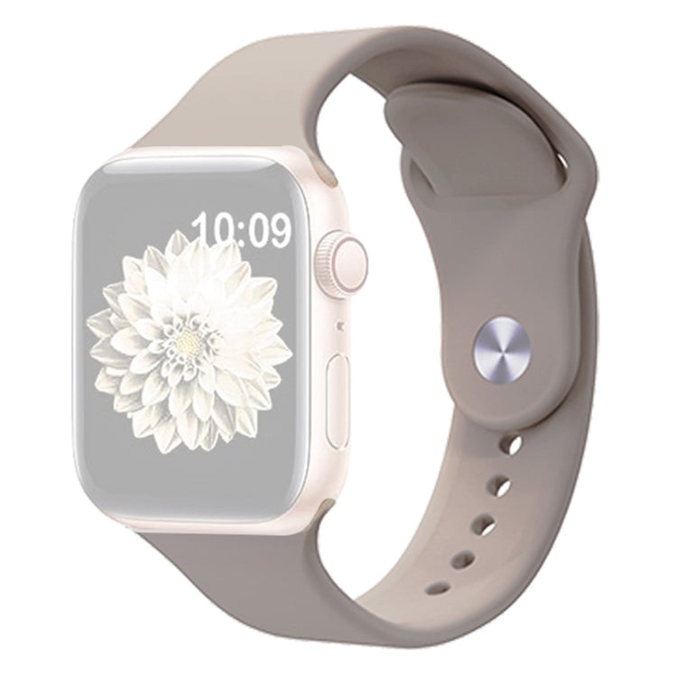 Skøn Silikone Universal Rem passer til Apple Smartwatch - Sølv#serie_8