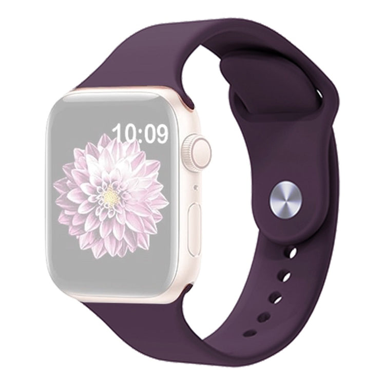 Skøn Silikone Universal Rem passer til Apple Smartwatch - Lilla#serie_14