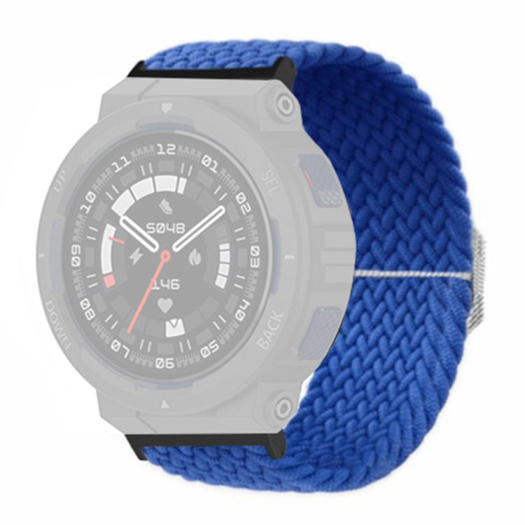 Rigtigt Godt Nylon Rem passer til Amazfit Active Edge - Blå#serie_14