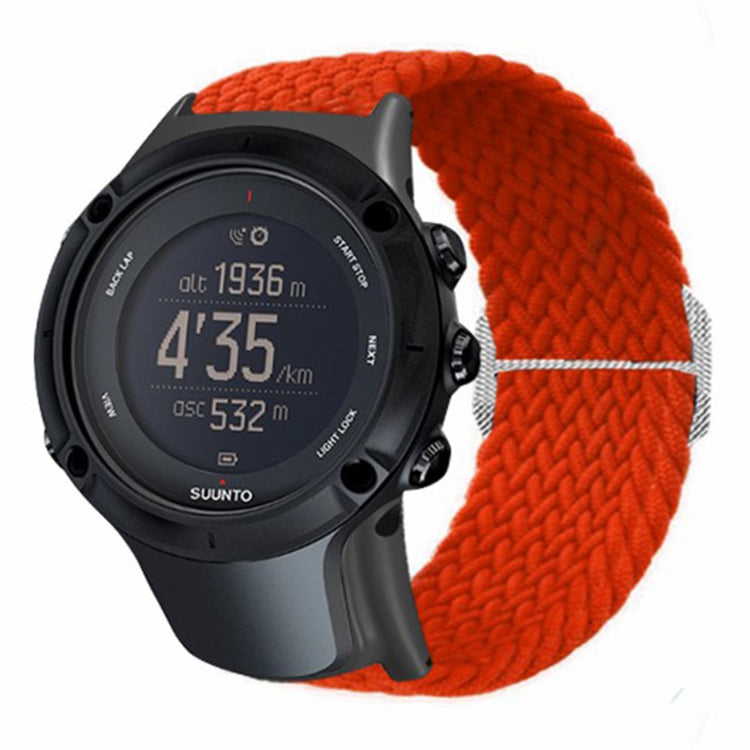 Glimrende Nylon Universal Rem passer til Suunto Smartwatch - Rød#serie_9