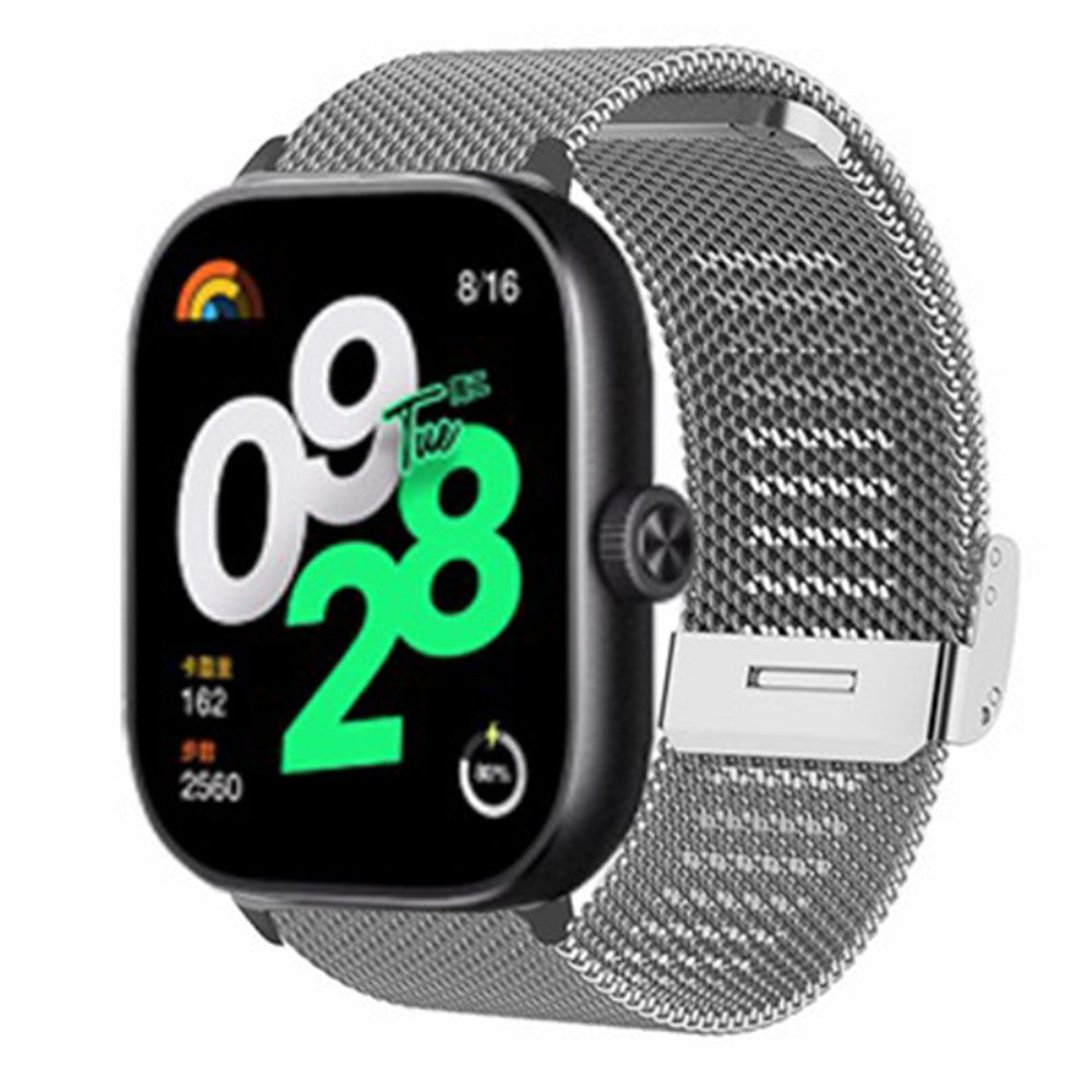 Mega Hårdfør Metal Rem passer til Xiaomi Redmi Watch 4 - Sølv#serie_2