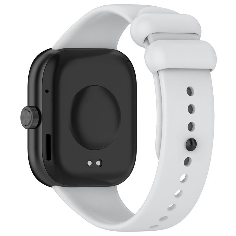 Silikone Universal Rem passer til Xiaomi Band 8 Pro / Xiaomi Redmi Watch 4 - Sølv#serie_11