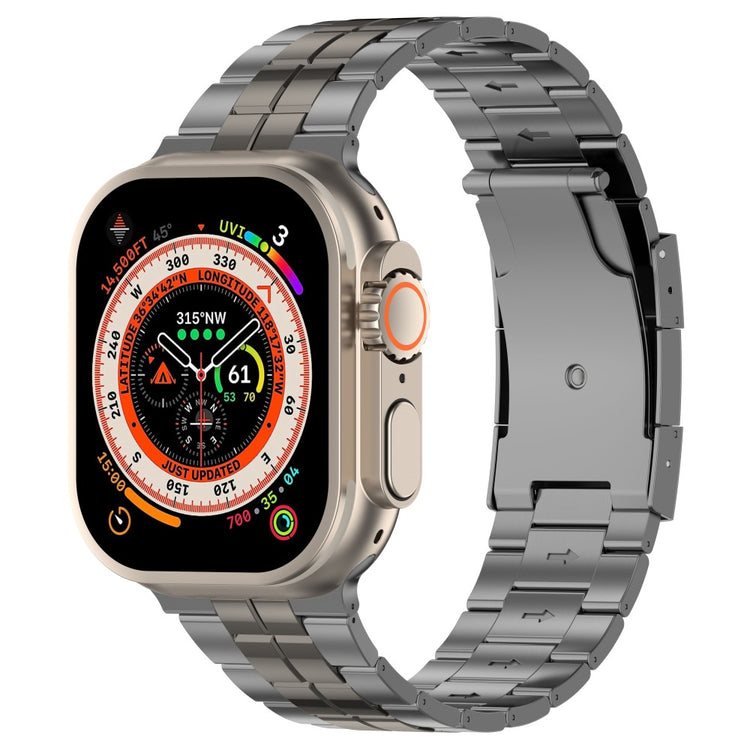 Mega Kønt Metal Universal Rem passer til Apple Smartwatch - Sølv#serie_2