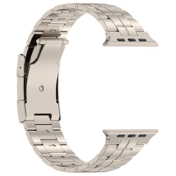 Mega Kønt Metal Universal Rem passer til Apple Smartwatch - Hvid#serie_3