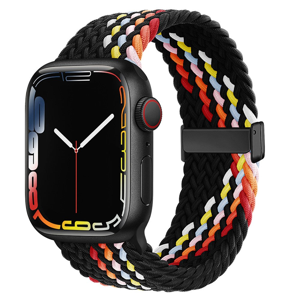 Mega Elegant Nylon Universal Rem passer til Apple Smartwatch - Flerfarvet#serie_4