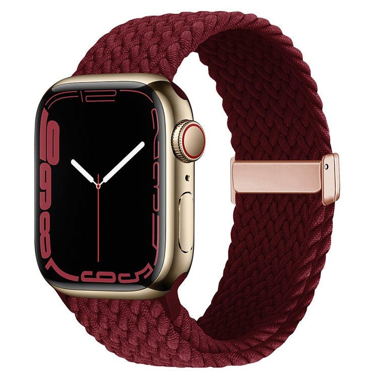 Mega Elegant Nylon Universal Rem passer til Apple Smartwatch - Rød#serie_8