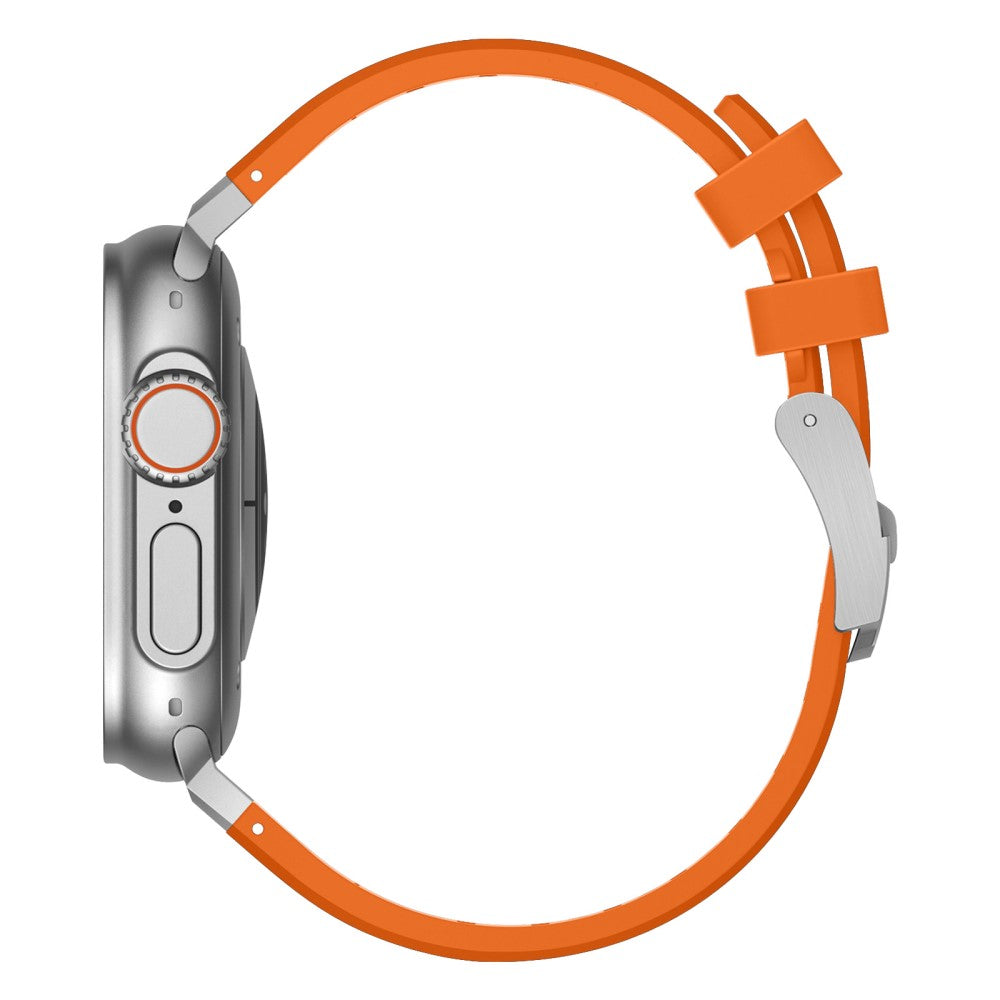 Mega Sejt Silikone Universal Rem passer til Apple Smartwatch - Orange#serie_17