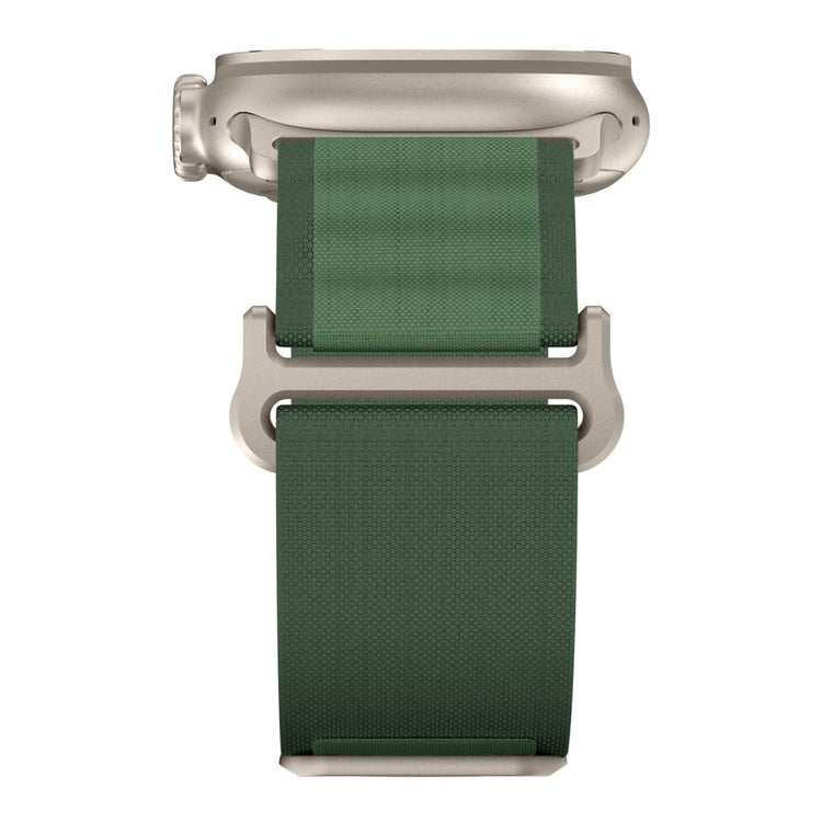 Helt Vildt Slidstærk Nylon Universal Rem passer til Apple Smartwatch - Grøn#serie_1