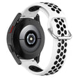 KALEBOL KLB-SSGJ-001 Samsung Galaxy Watch6 Classic 47mm 43mm Silicone Watch Band 20mm Dual Color - Black+Grey